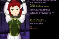 chains femsub fire_emblem fire_emblem_the_blazing_blade nasicampur32 nintendo priscilla_(fire_emblem) red_hair text