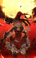 brown_hair corruption femsub hat looking_at_viewer maou_skun red_eyes spoilers twintails wadanohara wadanohara_and_the_great_blue_sea witch witch_hat