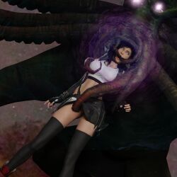  3d belt belted_skirt black_hair boots breast_grab breasts choking esccc expressionless femsub final_fantasy final_fantasy_vii fingerless_gloves force_feeding gloves large_breasts long_hair midriff mind_flayer open_mouth opera_gloves skirt skirt_lift socks tentacle_in_mouth tentacle_sex tentacles thighhighs tifa_lockhart whitewash_eyes wufan870203 