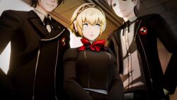  ) 3d aegis_(persona) amateurthrowaway animated ass blonde_hair blue_eyes breasts dialogue fellatio large_ass large_breasts lehornysfx misuzugon multiple_boys persona_(series) persona_3 remote_control robot_girl school sex short_hair sound tagme tech_control video voice_acted 