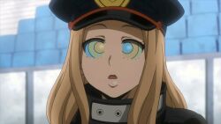  animated animated_eyes_only animated_gif blonde_hair camie_utsushimi female_only femsub ivatent_(manipper) kaa_eyes long_hair manip my_hero_academia open_mouth studded_collar 