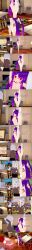  aaliyah_ward_(anoni_hypno) absurdres anoni_(anoni_hypno) anoni_hypno bell bell_collar black_hair breasts censored choker closed_eyes clothed collar confused cowbell cum_on_body cum_on_face dark_skin dialogue english_text female_only femsub long_hair mous_carter_(anoni_hypno) multiple_girls multiple_subs nipples nude original purple_eyes purple_hair pussy red_eyes school_uniform short_hair spiral spiral_eyes standing_split symbol_in_eyes text time_stop white_hair 