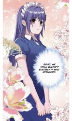 character_request color empty_eyes expressionless long_hair maid purple_hair screenshot tagme the_sold_young_lady_is_protected_by_her_brothers translated