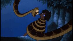  animated animated_gif coils disney kaa male_only mowgli open_mouth shota snake the_jungle_book 