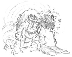  blush dazed drool expressionless malesub monster multiple_arms ring_eyes sleepyboi32 tongue tongue_out 