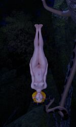 3d blonde_hair bottomless braid breasts catalepsy coils disney elf elf_ears jungle kaa kaa_eyes navel nintendo nipples nude pepezacookarooni princess_zelda pubic_hair pussy snake the_jungle_book the_legend_of_zelda topless 