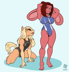 bunny_girl femboy furry horse_boy mr_scade original swimsuit