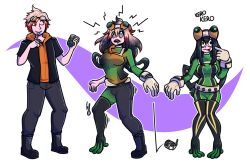 artist-chan before_and_after breast_expansion feminization femsub frog_girl genderswap malesub my_hero_academia original sequence transformation transgender tsuyu_asui
