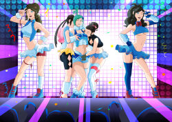  ahoge black_hair blue_eyes blue_hair bow_tie bracelet brown_hair cleavage closed_eyes collar crop_top dancer empty_eyes femdom femsub fingering fingerless_gloves gloves hair_buns hair_ornament hand_on_hip high_heels hilda kissing kneehighs lisia_(pokemon) long_hair miniskirt mother_and_daughter multiple_girls multiple_subs navel nintendo one_eye_open oo_sebastian_oo open_mouth pokemon pokemon_black_and_white pokemon_black_and_white_2 pokemon_omega_ruby_and_alpha_sapphire ponytail posing rosa_(pokemon) shoes short_shorts shorts signature single_hair_bun skirt smile stage thighhighs underboob unova_mother_(bw) unova_mother_(bw2) v vest wink yuri 