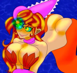 ass breasts crossed_eyes equestria_girls femsub fish_girl happy_trance hypnotic_tentacle kaa_eyes large_breasts mermaid my_little_pony smile sunset_shimmer tentacles zarvex3