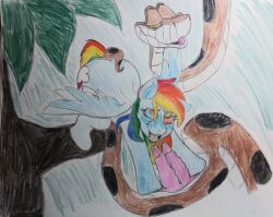  ahegao animals_only colorrings disney double_penis eye_roll femsub happy_trance kaa kaa_eyes maledom multicolored_hair my_little_pony non-human_penis open_mouth penis rainbow_dash rainbow_hair snake the_jungle_book traditional 