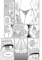  accidental_hypnosis artist_request beach character_request danshi_koukousei_dakedo_gal_ni_ts_shimashita empty_eyes female_only genderswap monochrome pendulum screenshot self_hypnosis spiral_eyes swimsuit tagme tan_skin translated 