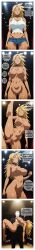  ai_art blonde_hair blue_eyes carrying empty_eyes energy_kyouka!!! expressionless femsub gengarai_(generator) huge_breasts kyouka_shiraishi maledom manip nude sex shrunken_irises sleeping standing_at_attention standing_split tan_skin text 