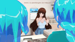 3d 3d_custom_girl blue_hair brown_hair julienx manip text theheckle_(manipper)