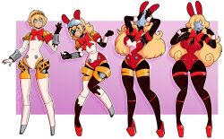  absurdres aegis_(persona) ass_expansion before_and_after bimbofication breast_expansion breasts bunny_girl bunnysuit corruption female_only femsub happy_trance high_heels hourglass_figure hypnotic_slime large_breasts lipstick long_hair makeup persona_(series) persona_3 robot robot_girl sequence short_hair slime thick_thighs transformation wrenzephyr2 