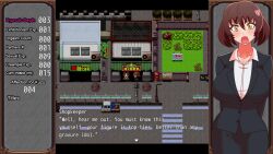 altered_common_sense animated bad_thumbnail bikini brown_hair camera cleavage demon_boy empty_eyes femsub hypnosis_academy:_the_hypnosis_trap_and_the_married_teacher jacket maledom posed posing short_hair skirt sound swimsuit teacher video video_game yellow_eyes