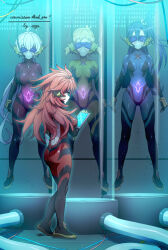  ass breasts cables clipboard corruption crotch_tattoo enemy_conversion femdom femsub floating gas_mask headband hibiki_tachibana high_heels kanade_amou kazanari_tsubasa large_breasts panties robot robot_girl senki_zesshou_symphogear short_hair short_skirt side_ponytail silver_hair small_breasts stasis_tank tagme tattoo text thigh_boots thighhighs tubes uganda underwear very_long_hair visor wires yukine_chris 