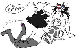 breast_expansion gamzee_makara homestuck hucow hyper_breasts liquidvessel milking sollux_captor