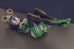 3d femsub green_eyes happy_trance happysack large_breasts latinkaixa my_hero_academia tsuyu_asui