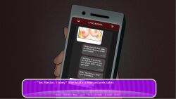 blonde_hair breasts cassandra_smith_(polishguy) femsub humiliation hypnosis_bullies_and_other_high_school_problems jack_aaron_(polishguy) large_breasts maledom phone porniky screenshot text
