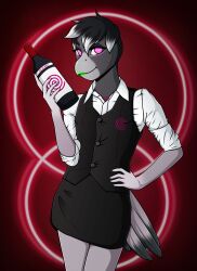  bird_boy crossdressing femboy furry lipstick malesub pigeon_boy pink_eyes skirt swirlys_club_(kt1v3nus) tagme waitress wive_(artist) zayn_(kt1v3nus) 