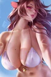  animated breasts brown_hair cow_girl cowbell female_only femdom femsub glowing horns hypnotic_audio hypnox_(manipper) long_hair manip monster_girl olchas pink_eyes pov pov_sub sound tagme video 