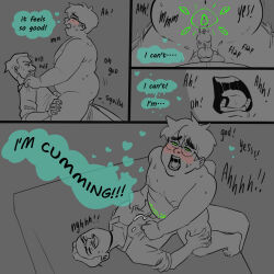 anal blush comic control_indicator cum elias_bouchard fat glasses maledom malesub martin_blackwood robin-just-horny the_magnus_archives yaoi