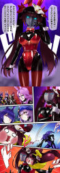  acheron_(honkai_star_rail) alternate_costume banana black_swan_(honkai_star_rail) blue_hair bunny_ears bunny_girl bunnysuit caelus_(honkai_star_rail) clothed costume dialogue dual_persona femsub glowing_eyes grey_hair honkai_star_rail hypnotic_mask jade_(honkai_star_rail) kafka_(honkai_star_rail) long_hair multiple_girls persona_(series) persona_5 pink_hair possession preview purple_hair radeon red_hair shadow_bunny short_hair sparkle_(honkai_star_rail) speech_bubble text tight_clothing translation_request 
