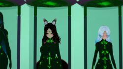 drone dronification microchip multiple_girls tech_control