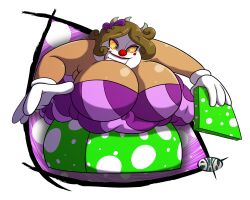 a_witty_name bbw breasts clown fat kaa_eyes large_breasts magic original western