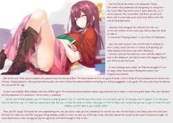 ass book bottomless caption cum cum_in_mouth female_only femsub kamikaze_(kantai_collection) kantai_collection long_hair maledom manip mixibnorh_(manipper) open_clothes personification purple_hair sleeping solo text