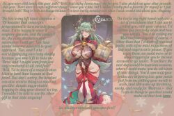 ambiguous_pov assertive_sub breasts caption christmas cutesexyrobutts femdom femsub green_hair onlyharmony_(manipper) tagme