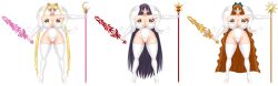 absurdres ass bluebullpen boots breasts choker cleavage empty_eyes female_only femsub gloves heart high_heels huge_breasts huge_hips leotard naru_osaka sailor_mars sailor_moon sailor_moon_(series) thigh_boots twintails weapon