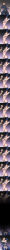 absurdres alternate_costume breasts brown_hair choker cleavage comic corruption empty_eyes femsub gradient_background hadant huge_breasts latex looking_at_viewer makoto_niijima open_mouth persona_(series) persona_5 pole_dancing sequence short_hair simple_background swimsuit