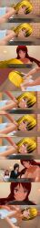  3d absurdres blonde_hair blue_eyes blush bottomless breasts comic custom_maid_3d_2 dazed dialogue drool empty_eyes etta_(mc_trap_town) expressionless female_only femdom femsub huge_breasts hypnotic_massage kamen_writer_mc large_breasts long_hair massage mc_trap_town multiple_girls multiple_subs nude open_mouth rina_(mc_trap_town) screenshot text tongue topless xlmpth 