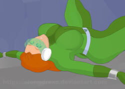  bodysuit breasts female_only femsub happy_trance large_breasts red_hair sam supercasket tech_control totally_spies visor 