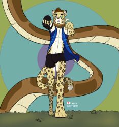 ash_(ashkelling) disney furry kaa kaa_eyes legs leopard_boy male_only malesub non-human_feet original scarlet-frost the_jungle_book underwear zombie_walk