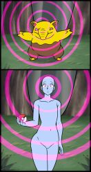 animated animated_gif bald drowzee femsub katsiika nintendo open_mouth pokeball pokemon pokemon_(creature) spiral your_character_here