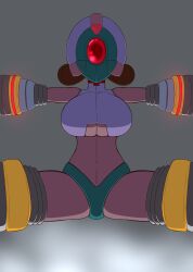 before_and_after helmet megaman_(series) megaman_battle_network megaman_zero mian ms.mari restrained robotization tech_control