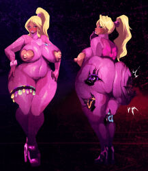  ass bimbofication breasts femsub large_ass large_breasts metroid_(series) nintendo prostitution samus_aran thighhighs 