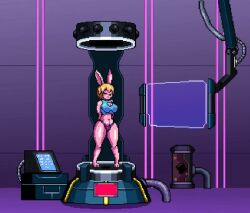  abs animal_ears animated arms_behind_back bare_legs bare_shoulders before_and_after blonde_hair blue_eyes bottomless bouncing_breasts breast_expansion breasts bunny_ears bunny_girl cleavage cock_growth corruption drone dronification drool erect_nipples expressionless eye_roll female_only femsub furry futanari happy_trance large_breasts latex lip_expansion mechanical_arm midriff milkyrivas monitor nipples nude open_mouth orgasm original penis pink_skin pixel_art progress_indicator resisting restrained sex_machine short_hair shrunken_irises sleeping solo spiral stasis_tank stomach_bulge tech_control tentacle_sex tentacles text tight_clothing tongue tongue_out topless torn_clothes transformation undressing vaginal video visor 
