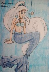 empty_eyes expressionless fish_girl long_hair mermaid pendulum punisher2006 traditional
