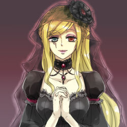  alkisaragi clothed corruption dangan_ronpa female_only femsub heterochromia solo sonia_nevermind super_dangan_ronpa_2 tagme 