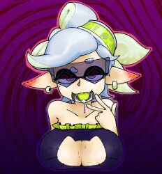  female_only femsub hypnoshades marie_(splatoon) nintendo onyxl solo splatoon splatoon_2 tagme tech_control 