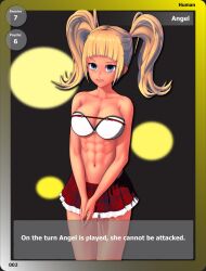  animated animated_gif blonde_hair breasts koikatsu! koikatsu_sunshine! miniskirt nude persephone858 pussy tagme 