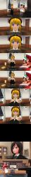 3d absurdres bottomless breasts chelsea_(mc_trap_town) christmas comic custom_maid_3d_2 dialogue drool empty_eyes etta_(mc_trap_town) expressionless female_only femdom femsub happy_trance hat kamen_writer_mc large_breasts mc_trap_town multiple_girls natsume_(mc_trap_town) nude open_mouth rina_(mc_trap_town) santa_hat screenshot smile symbol_in_eyes tech_control text topless xlmpth