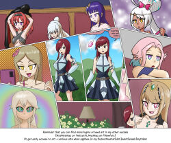 cygames erza_scarlet fairy_tail genshin_impact honkai_star_rail jingliu_(honkai_star_rail) keyana_(world_flipper) mythkaz mythra_(xenoblade) nintendo orvelle_(world_flipper) raiden_shogun_(genshin_impact) tagme world_flipper wuthering_waves xenoblade_chronicles_2 yinlin_(wuthering_waves)