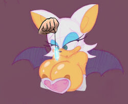  bat_girl bat_wings blush breasts breasts_outside cleavage crossed_eyes crystal empty_eyes female_only femsub furry huge_breasts large_breasts manip open_clothes open_mouth pendulum rouge_the_bat short_hair sonic_the_hedgehog_(series) tiechonortheal_(manipper) white_hair wings 