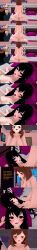 absurdres black_hair breasts brown_eyes brown_hair cheating dialogue empty_eyes english_text expressionless eye_roll femdom femsub futanari long_hair milf mole mrs._hart_(ophelia's_dollhouse) netorare nipples nude ophelia's_dollhouse ophelia_(ophelia's_dollhouse) purple_eyes sex text vaginal zenin1