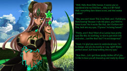  alice_(monster_girl_quest) alternate_costume breasts brown_hair caption coils elf_ears femdom imminent_vore large_breasts long_hair looking_at_viewer manip monster_girl monster_girl_quest naga_girl pov pov_sub princesslucina_(manipper) snake snake_girl text vore 